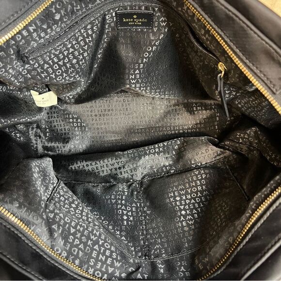 Kate Spade Large Nylon Black Tote Bag - Picture 4 of 6